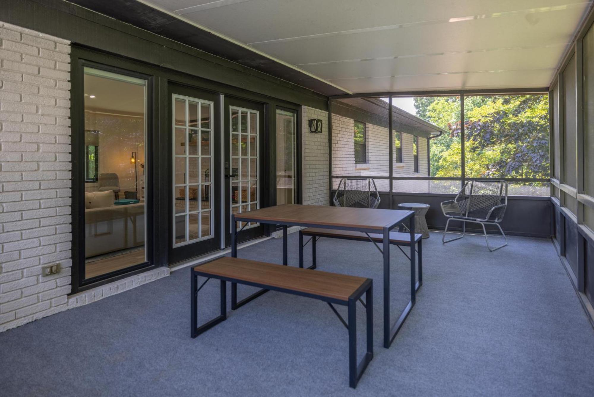 Mid-Century Modern Impeccable Remodel With Hot Tub Villa Asheville Eksteriør bilde